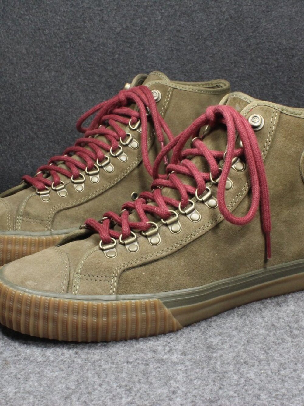 PF Flyers Center Hi Hiking High Top Sneakers Shoes Mens 12 Womens 13.5